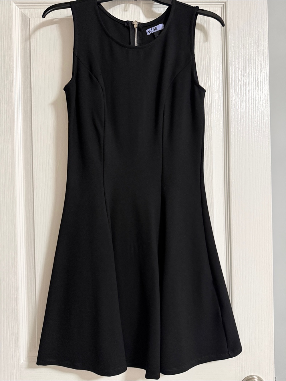 Worthington Black Sleeveless Midi Fit & Flare Dress